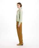 Yoko Stretch Pants - Almond by Momonì — view 3