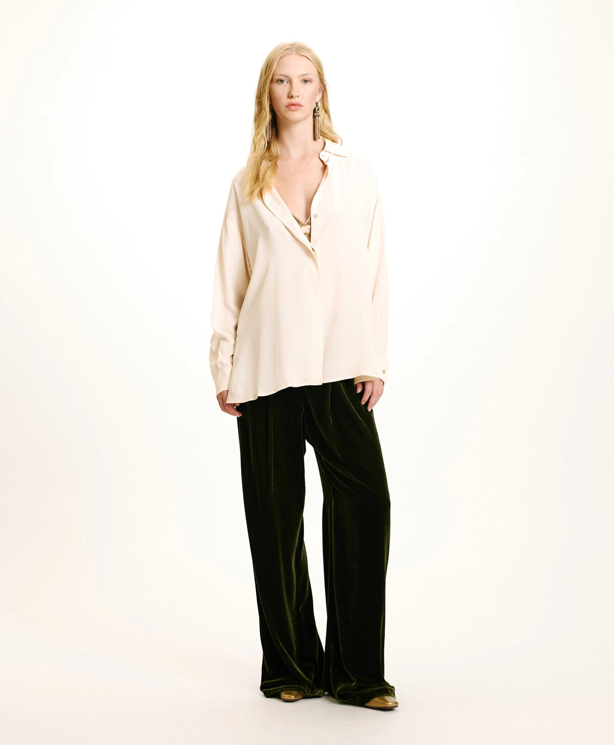Sayonara Shirt - Cream by Momonì — alternate view