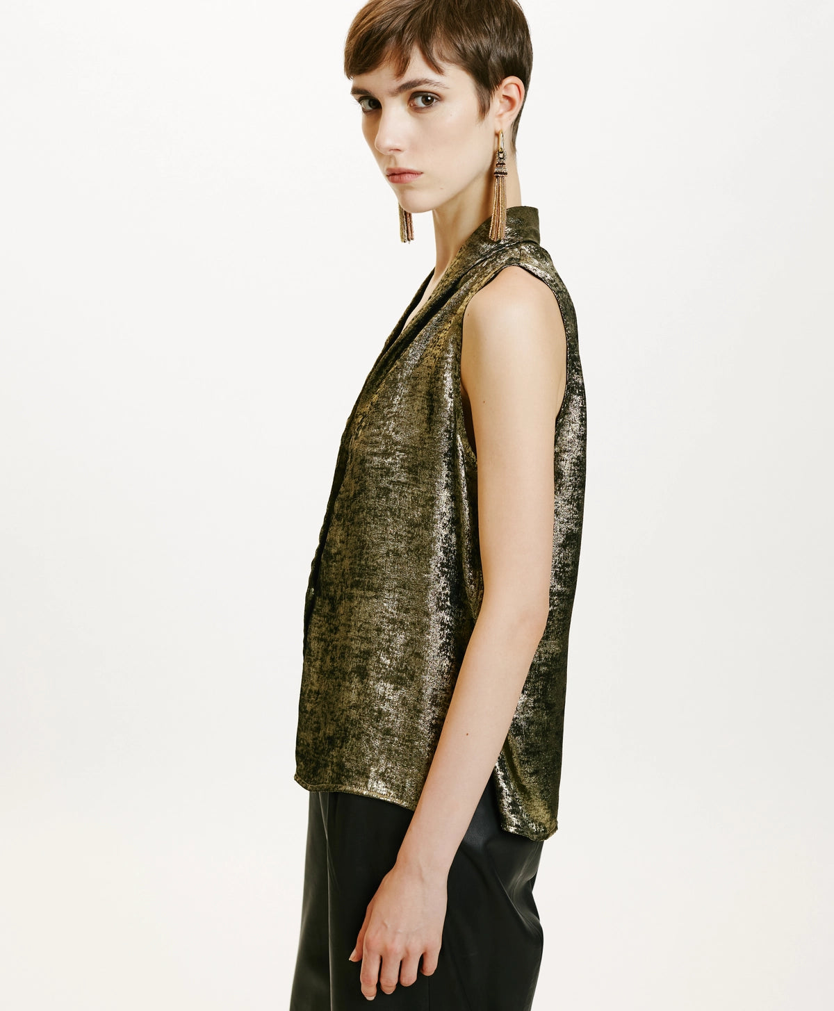Kiri Top - Dark Gold by Momonì — alternate view