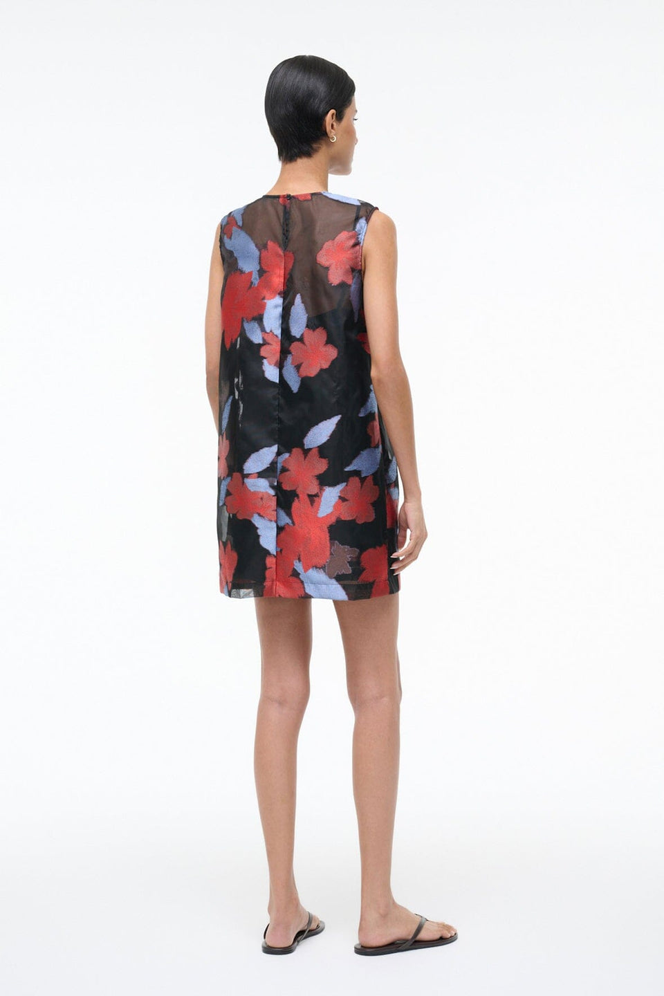 Brea Dress - Night Garden by STAUD — view 4