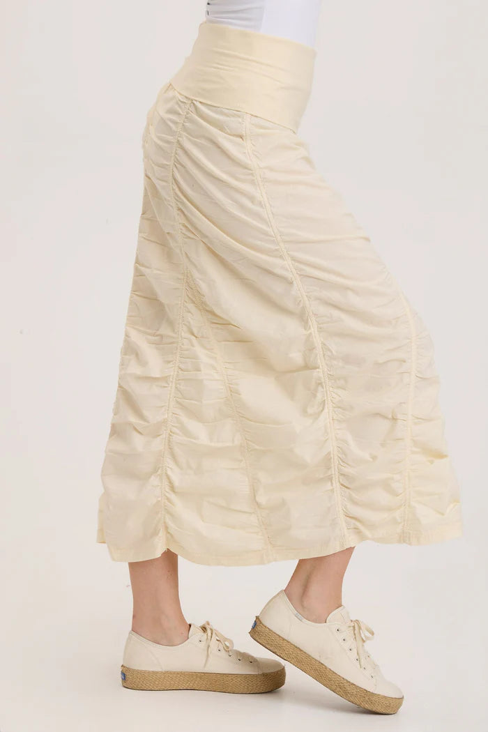 Gored Peasant Skirt - Toasted Almond by XCVI — alternate view