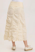 Gored Peasant Skirt - Toasted Almond by XCVI — view 3
