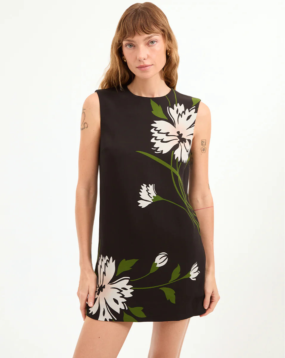 Cromwell Shift Dress - Black Multi by Veronica Beard — alternate view