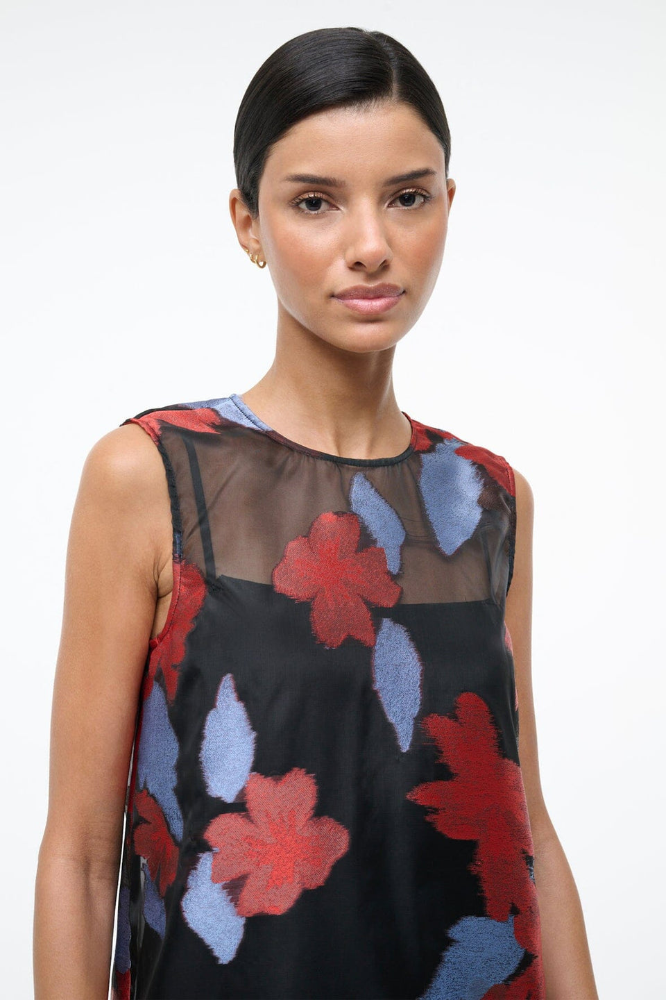 Brea Dress - Night Garden by STAUD — view 3