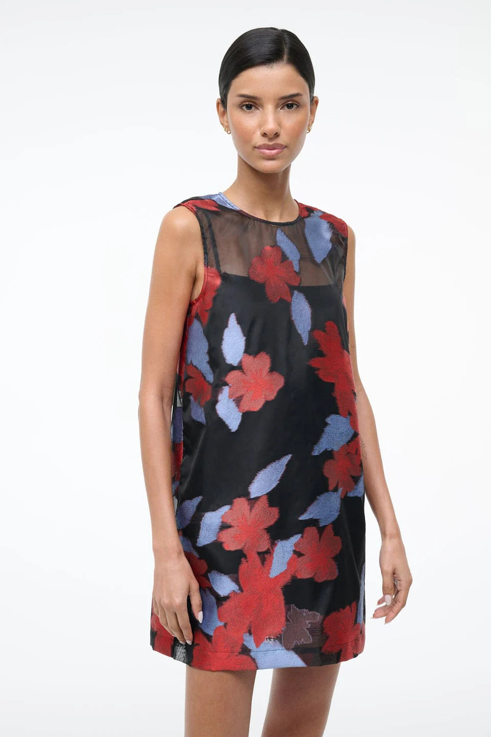 Brea Dress - Night Garden by STAUD — alternate view