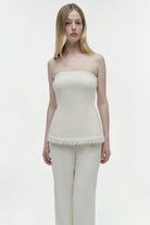 Theodora Bustier Top - Snow by Jonathan Simkhai | 25 South Boutiques