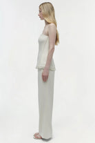 Theodora Bustier Top - Snow by Jonathan Simkhai — view 3
