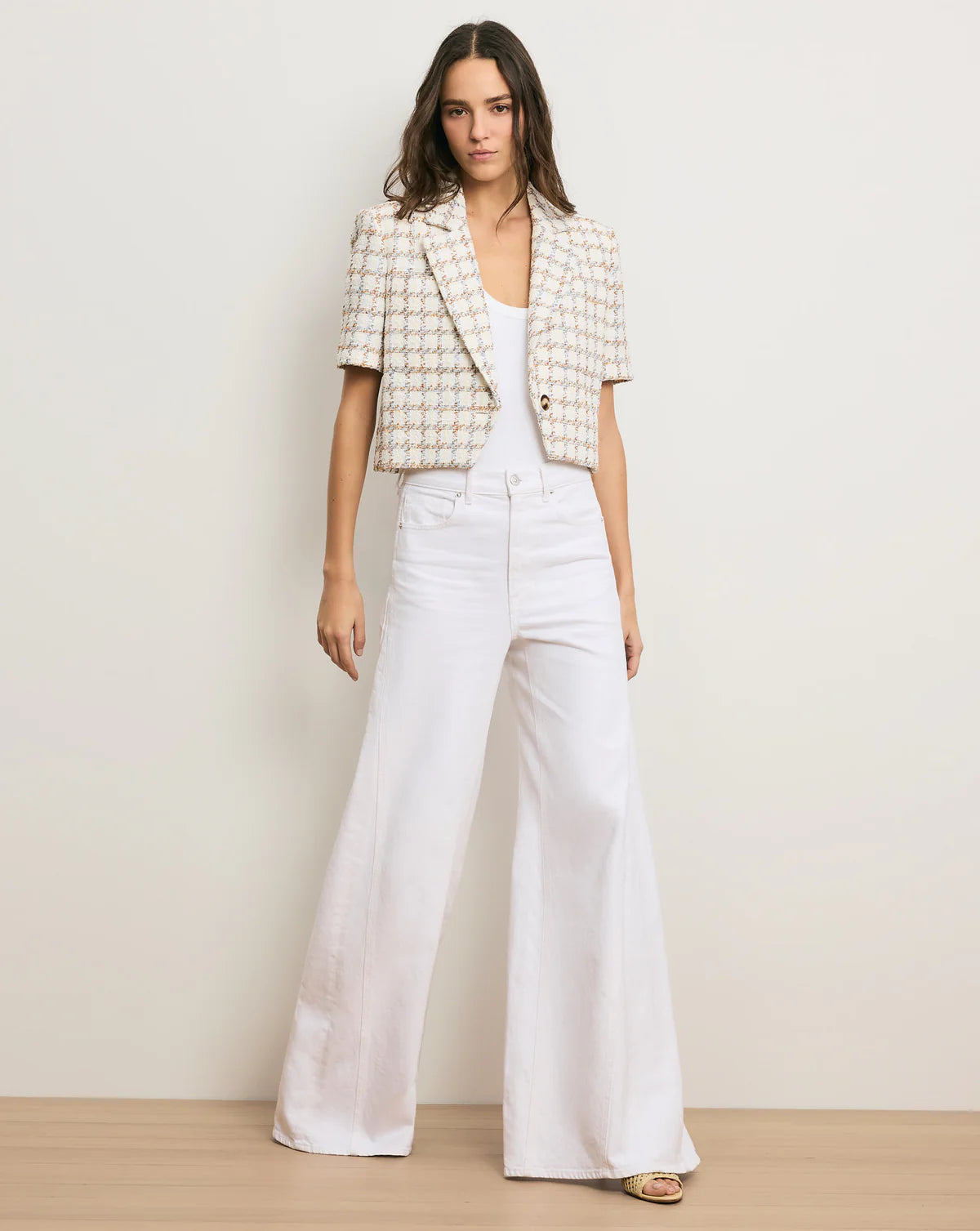 Montenegro Tweed Jacket - Ecru Multi by Veronica Beard — alternate view