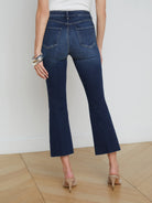 Kendra Cropped Flare Jean - Columbia by L'agence — view 3
