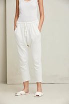 Ultra Light Sweat Pants - Natural by Kristensen — alternate view