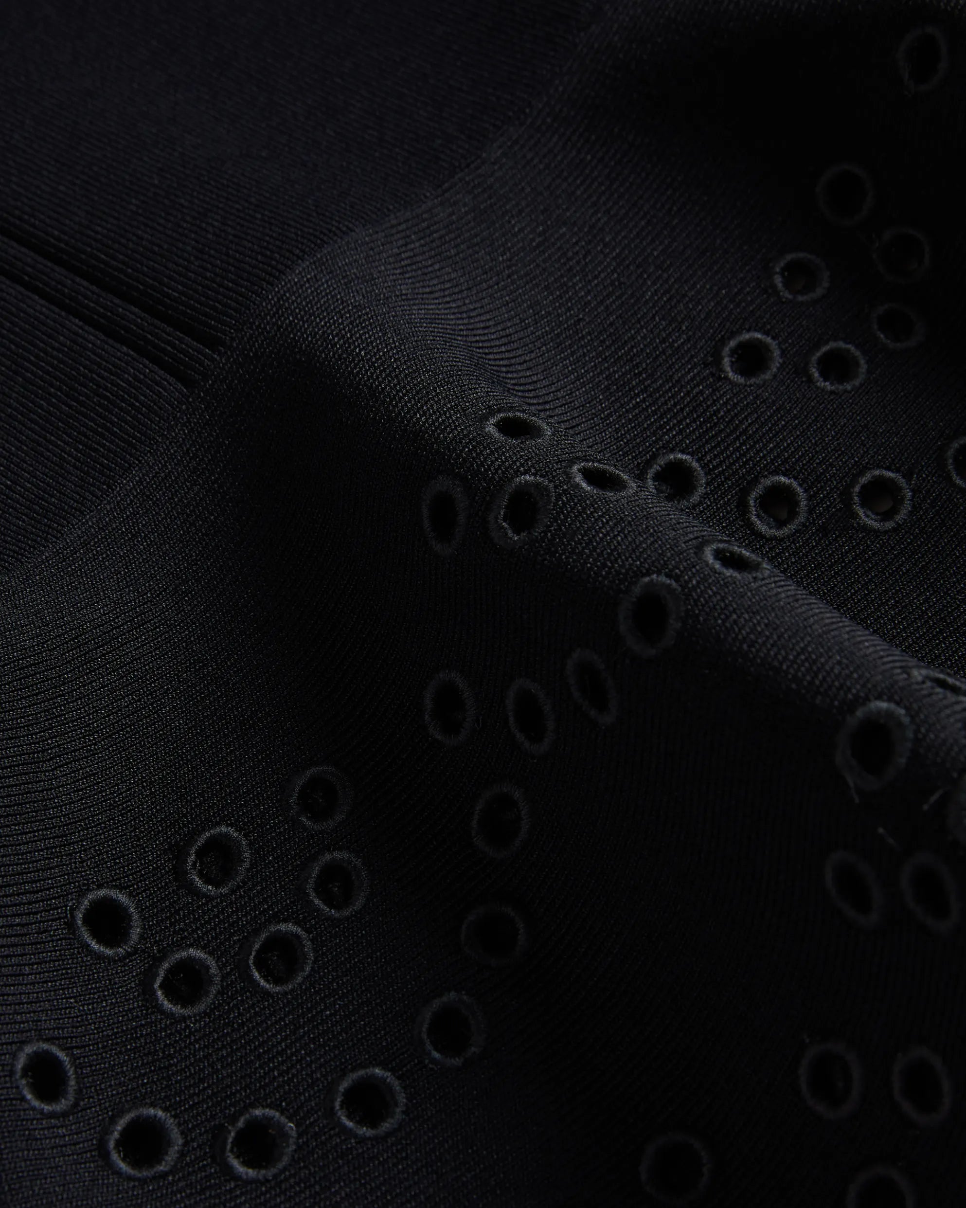 Juliann Broderie Stitch Midi Knit Dress - Black by Ted Baker — view 5