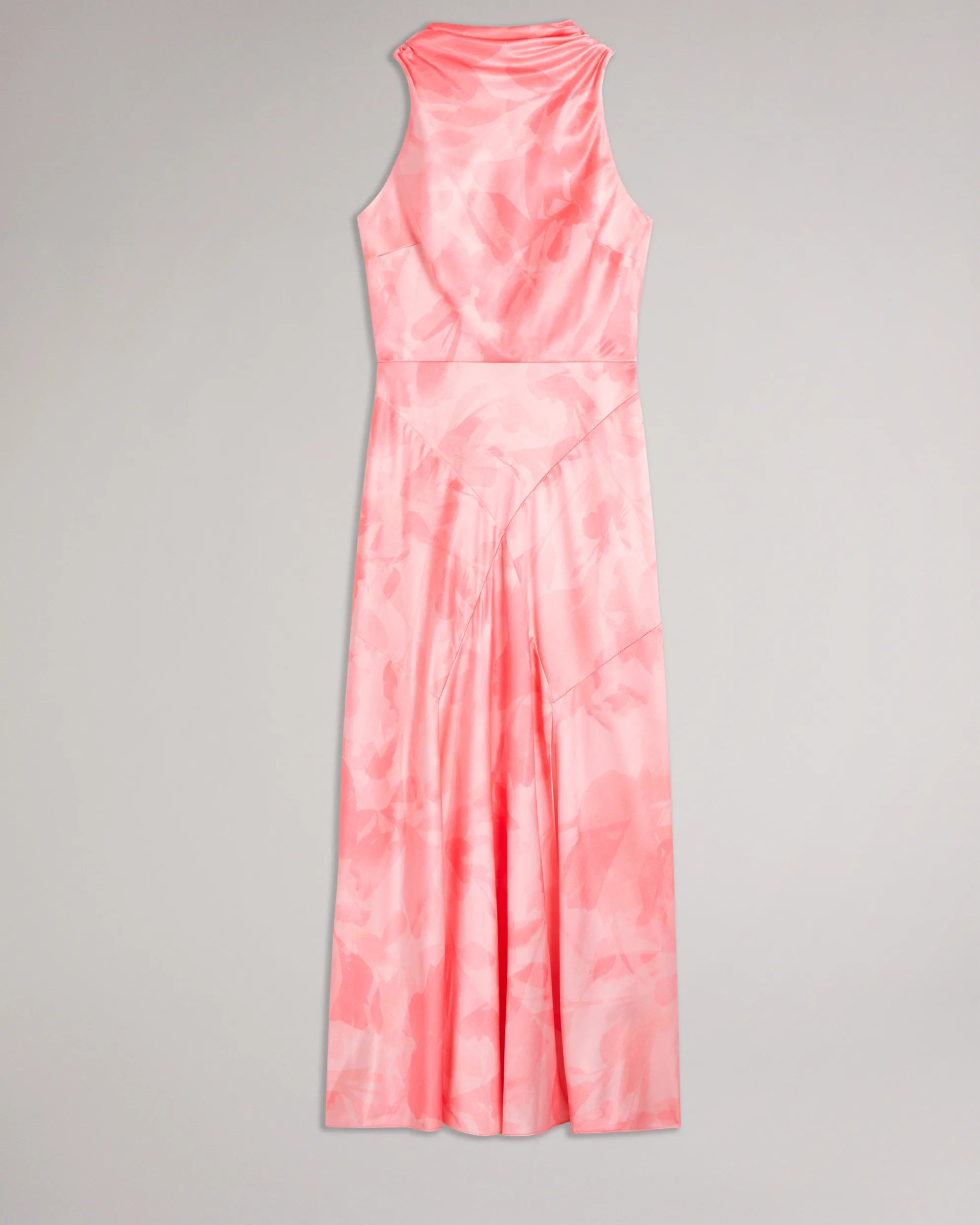 Foreste Cowl Neck Bias Cut Midi Dress - Coral by Ted Baker — view 6