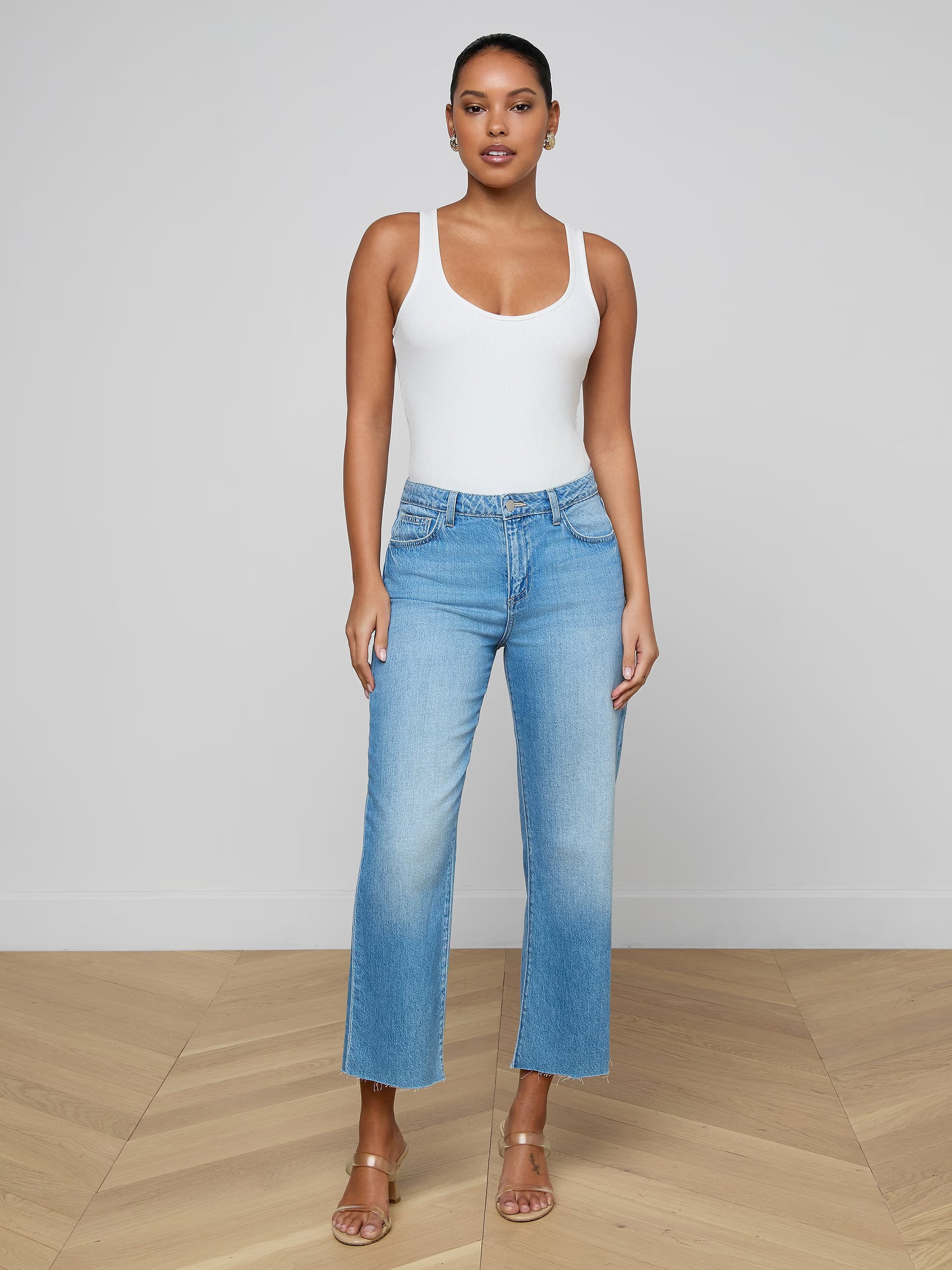 Wanda Cropped Wide Leg Jean - Anaheim by L'agence | 25 South Boutiques