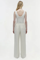Cillian Straight Leg Pant - Snow by Jonathan Simkhai — view 3