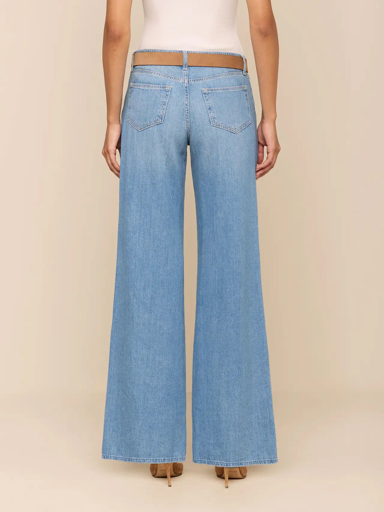 Alicent Wide Leg Jean - Seattle by L'agence — view 3