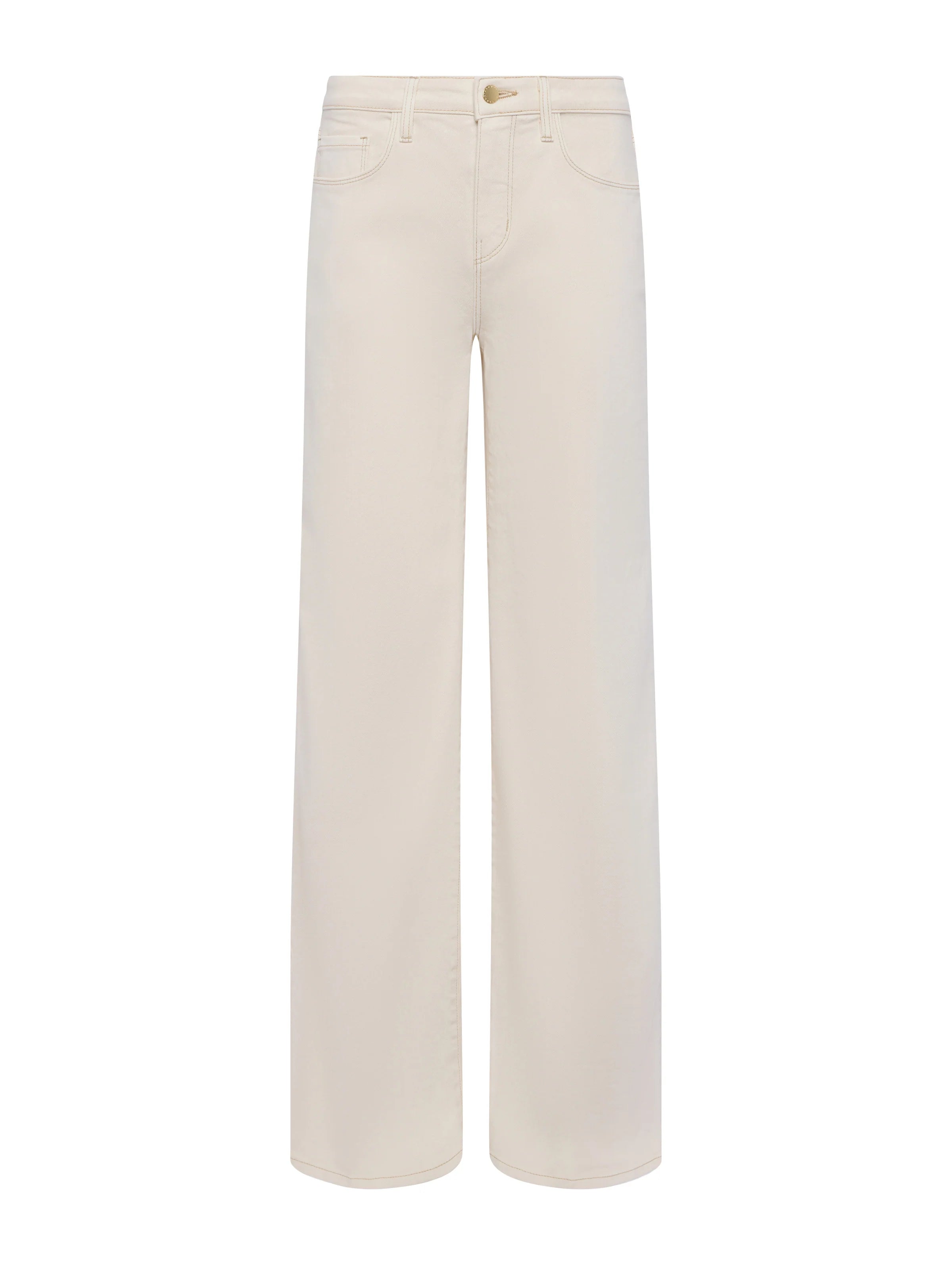 Alicent Wide Leg Jean - Macadamia by L'agence — view 5