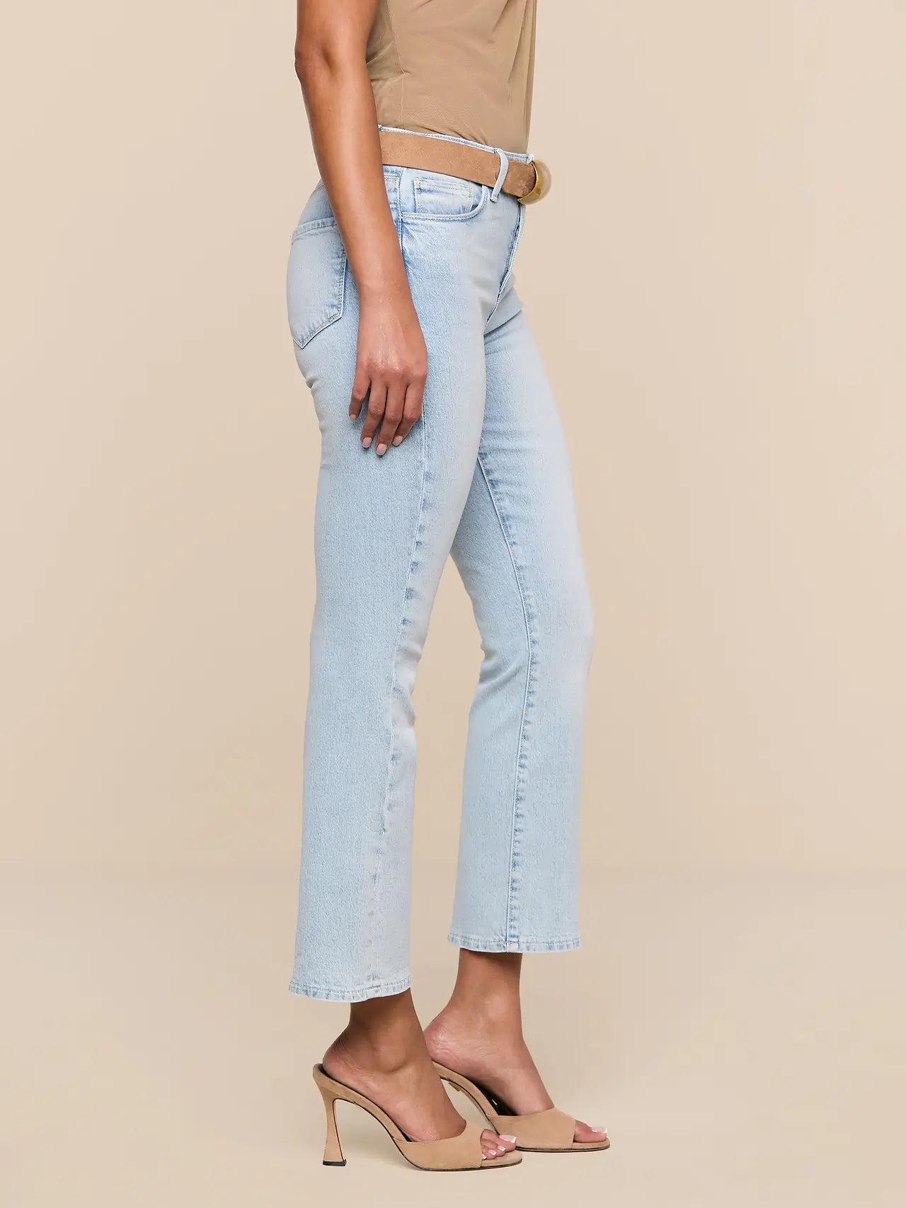 Tati Cropped Micro Boot Jean - Cabo by L'agence — view 4