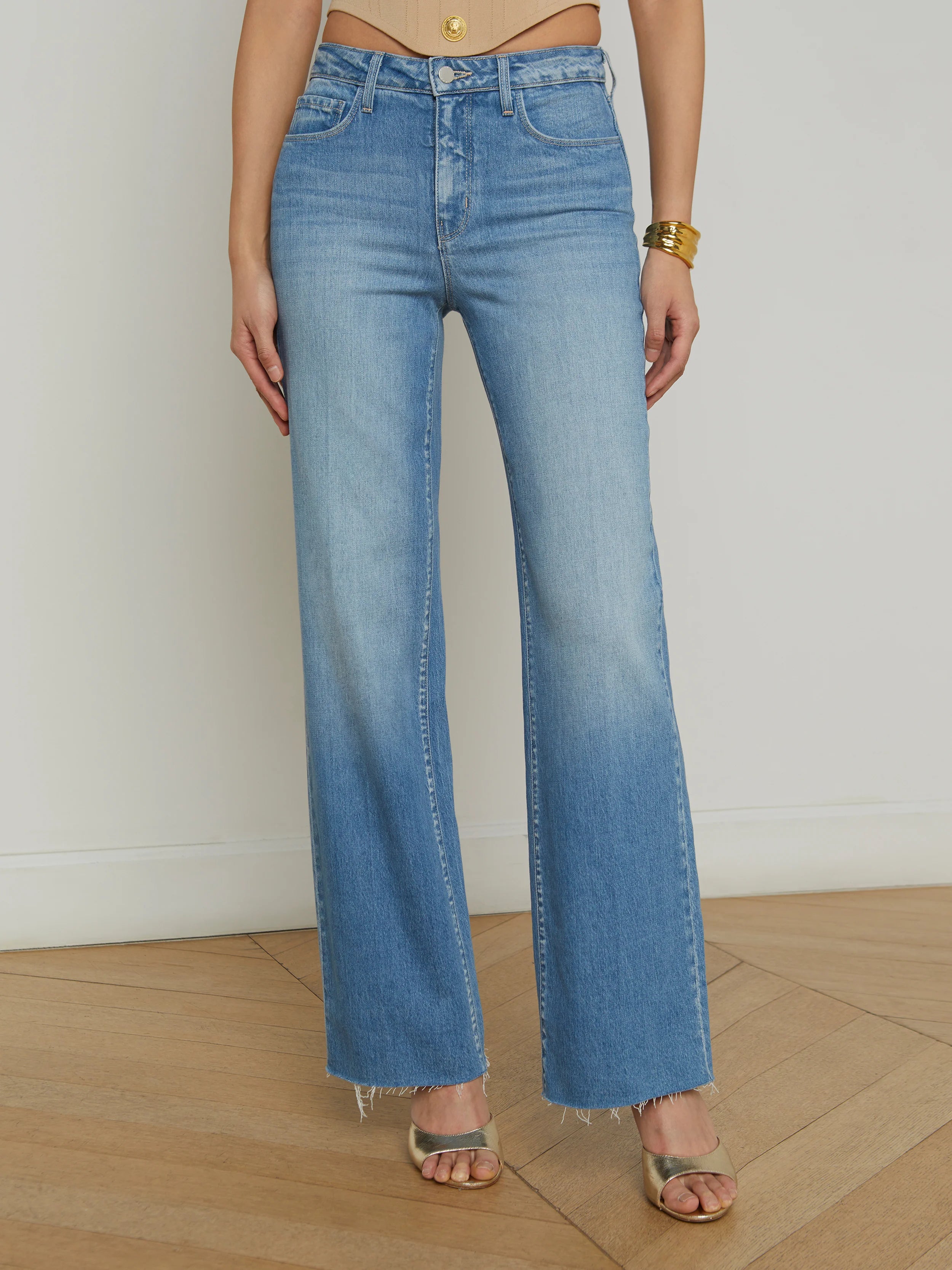 Scottie Wide Leg Jean - Calloway by L'agence — alternate view
