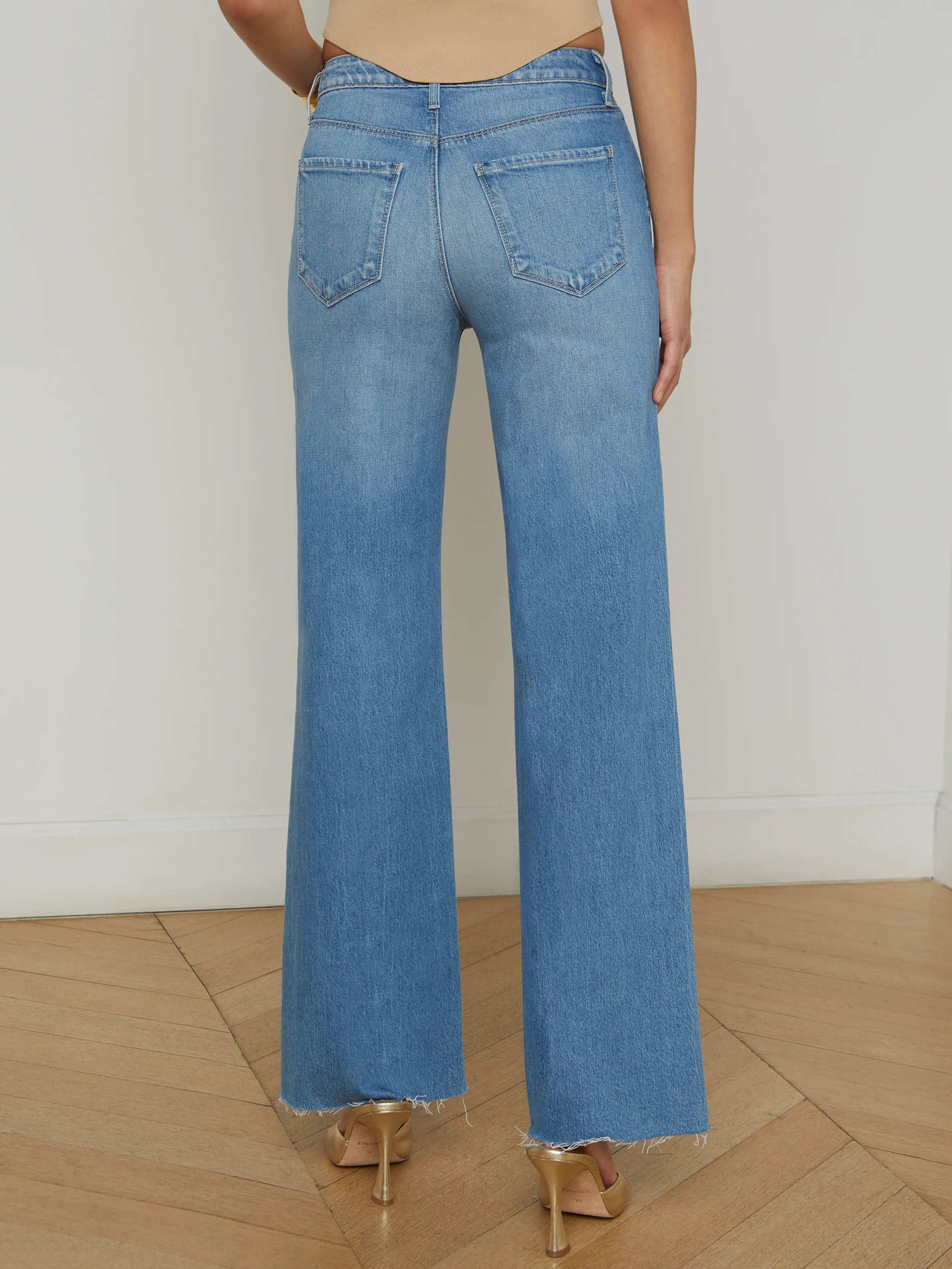 Scottie Wide Leg Jean - Calloway by L'agence — view 3