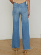 Scottie Wide Leg Jean - Calloway by L'agence — view 3