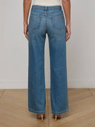 Scottie Wide Leg Jean - Fargo by L'agence — view 4