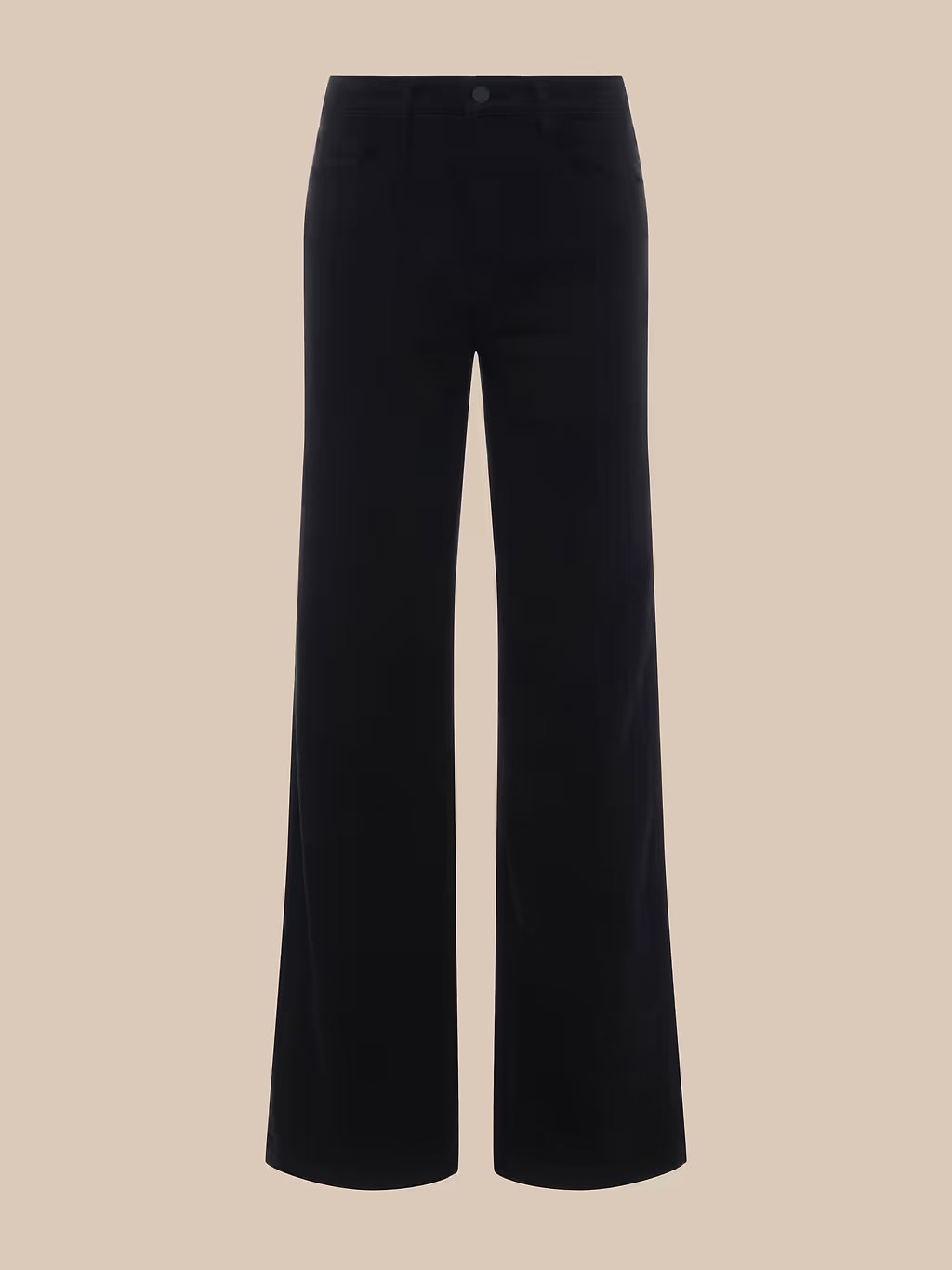 Scottie Wide-Leg Jean - Black by L'agence — view 6
