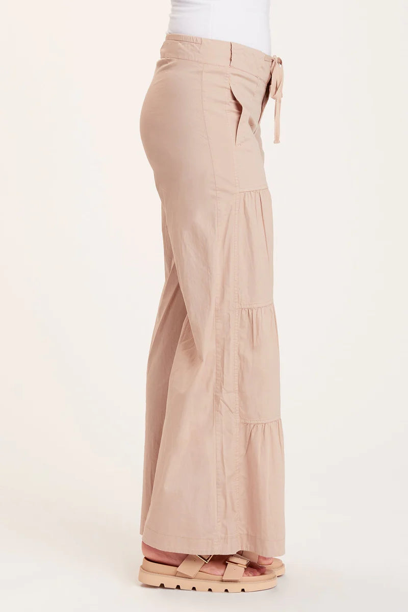 Terraced Wide Leg Pant - Sand by XCVI — alternate view