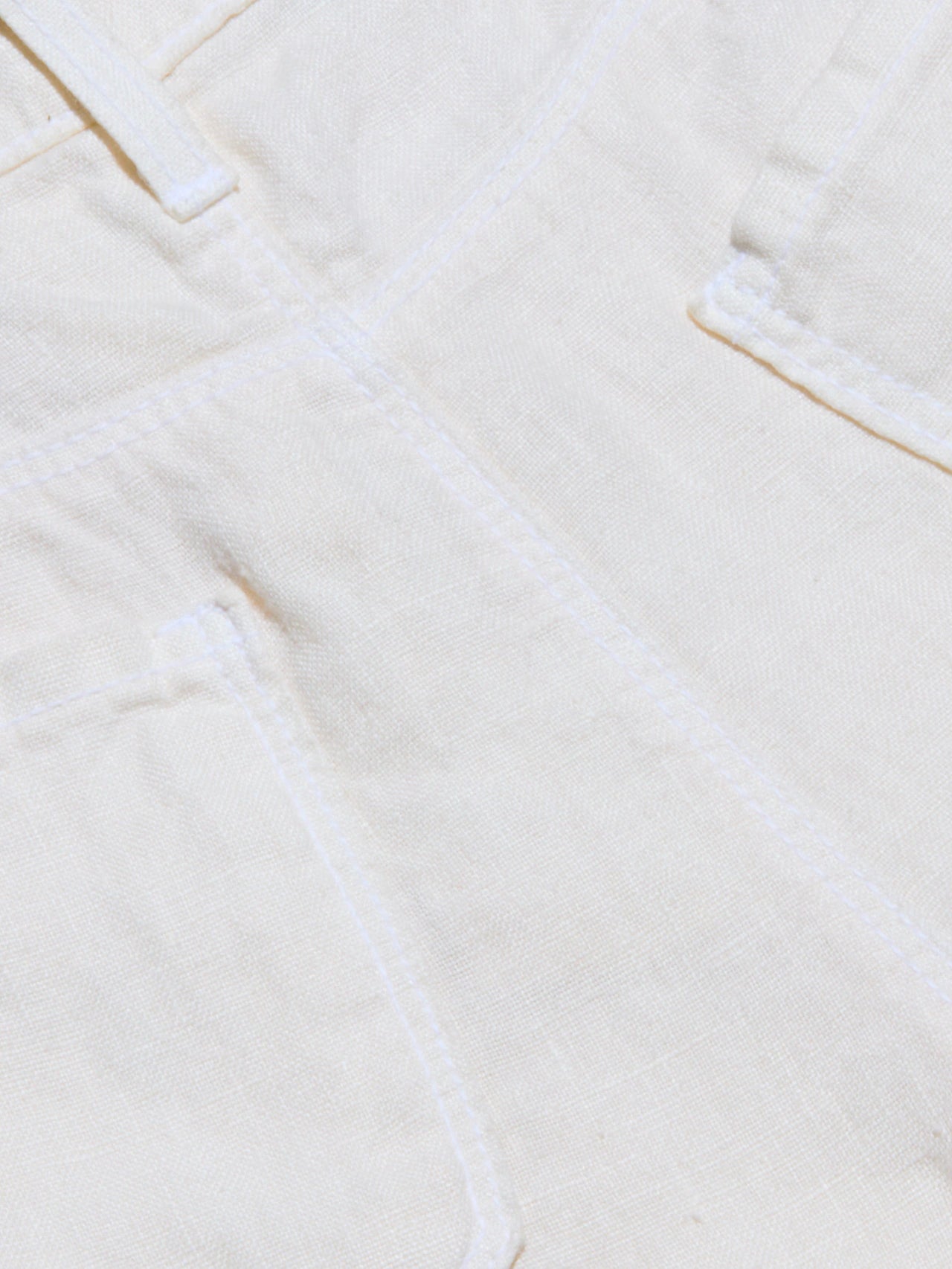 Amara Linen Wide-Leg Pant - Vintage White by L'agence — view 5