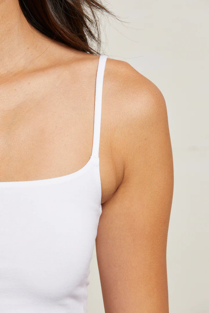 Bea 90s Camisole - White by perfectwhitetee — alternate view
