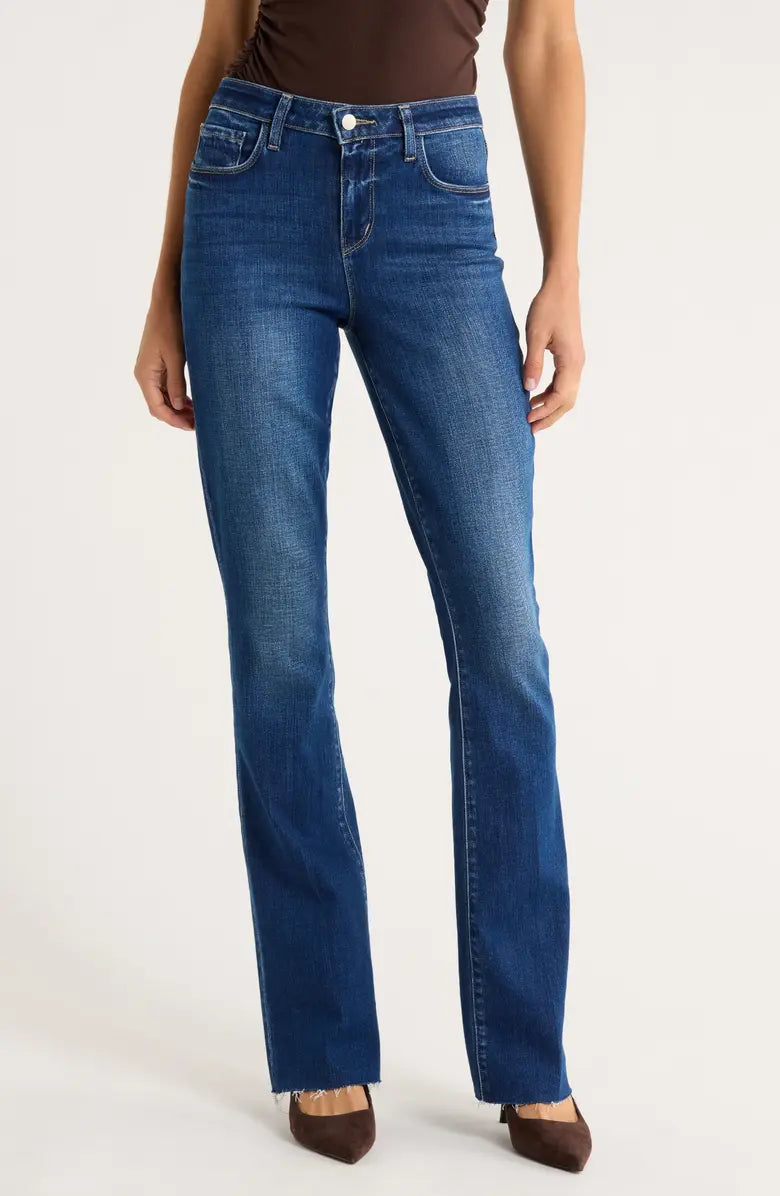 Ruth Raw Hem Straight Leg Jeans - Marvista by L'agence | 25 South Boutiques