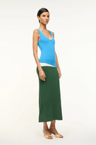 Hermosa Dress - Jungle Sky Ivory by STAUD — alternate view