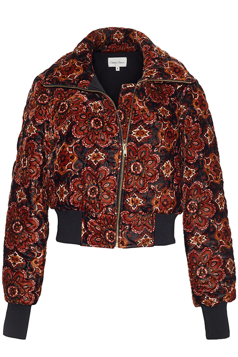 Vos Jacket - Scarf Medallion Chai Tea by Cara Cara — view 4