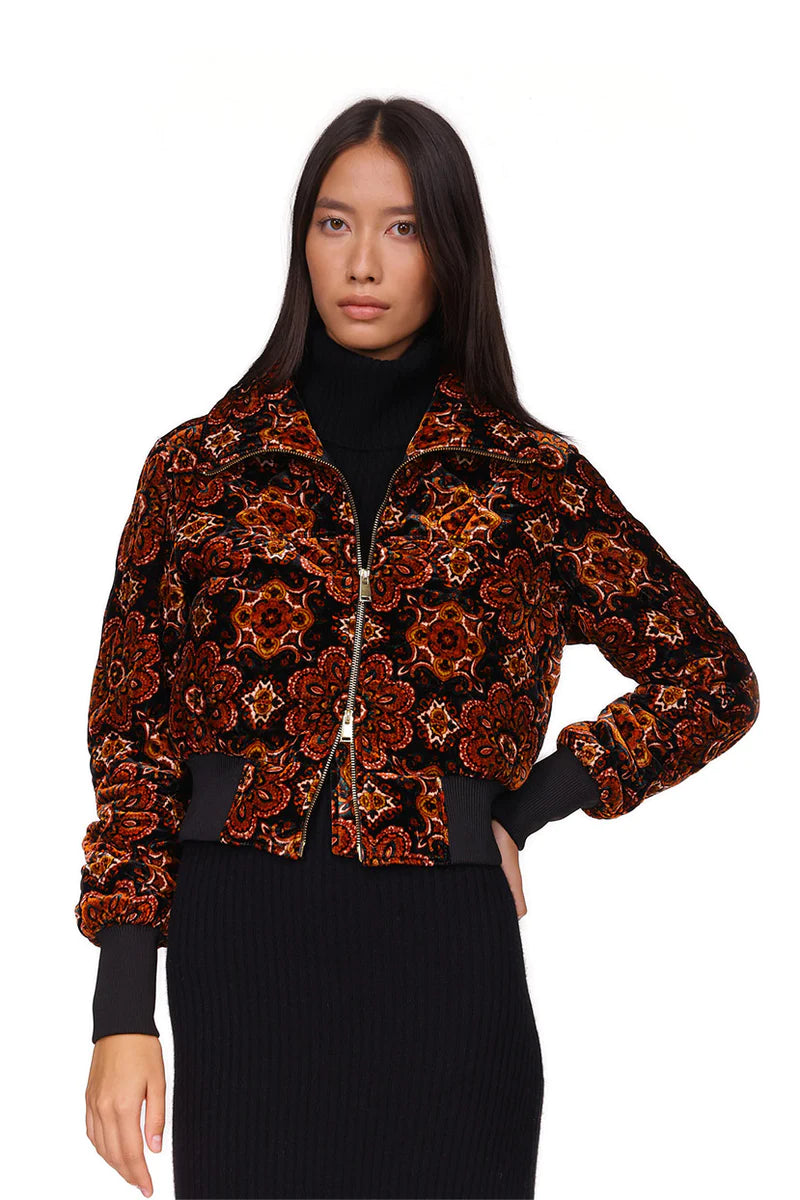 Vos Jacket - Scarf Medallion Chai Tea by Cara Cara — alternate view
