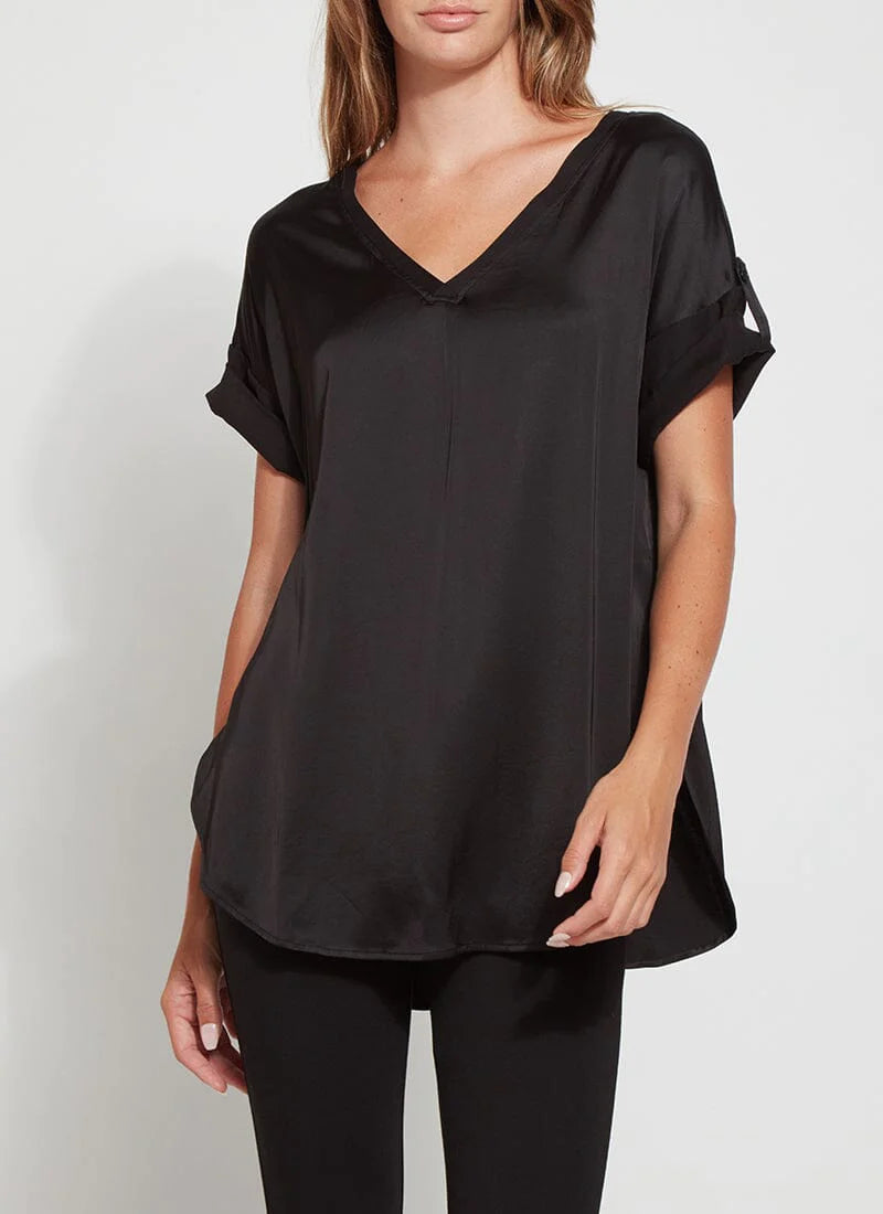 Santorini Top - Black by Lysse | 25 South Boutiques