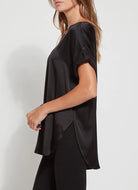 Santorini Top - Black by Lysse — alternate view