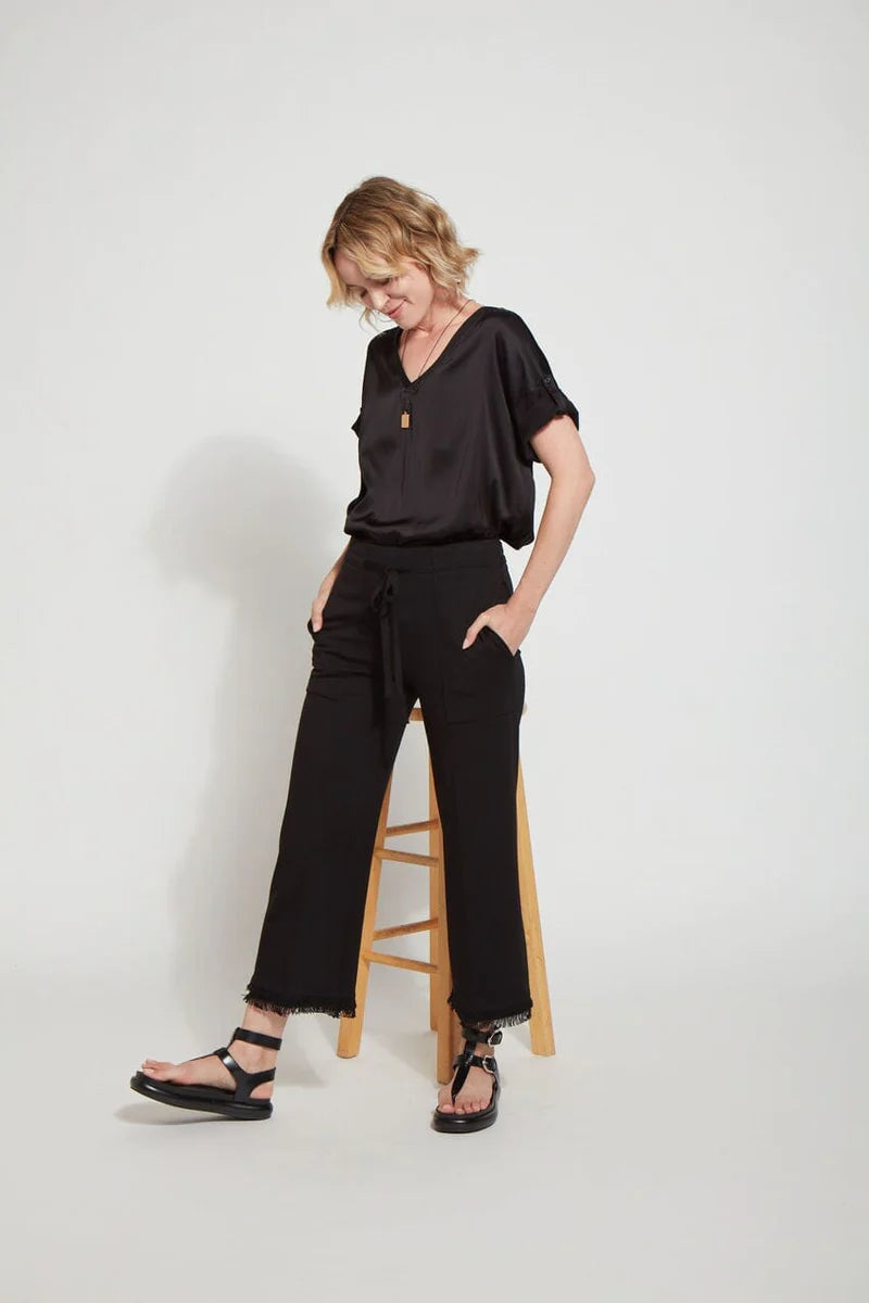 Santorini Top - Black by Lysse — view 4