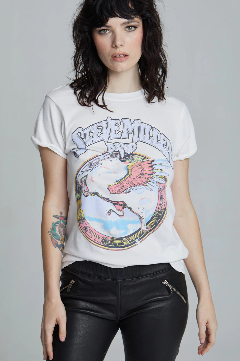 Steve Miller Band 1977 Tee - White by Recycled Karma | 25 South Boutiques