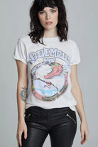 Steve Miller Band 1977 Tee - White by Recycled Karma | 25 South Boutiques