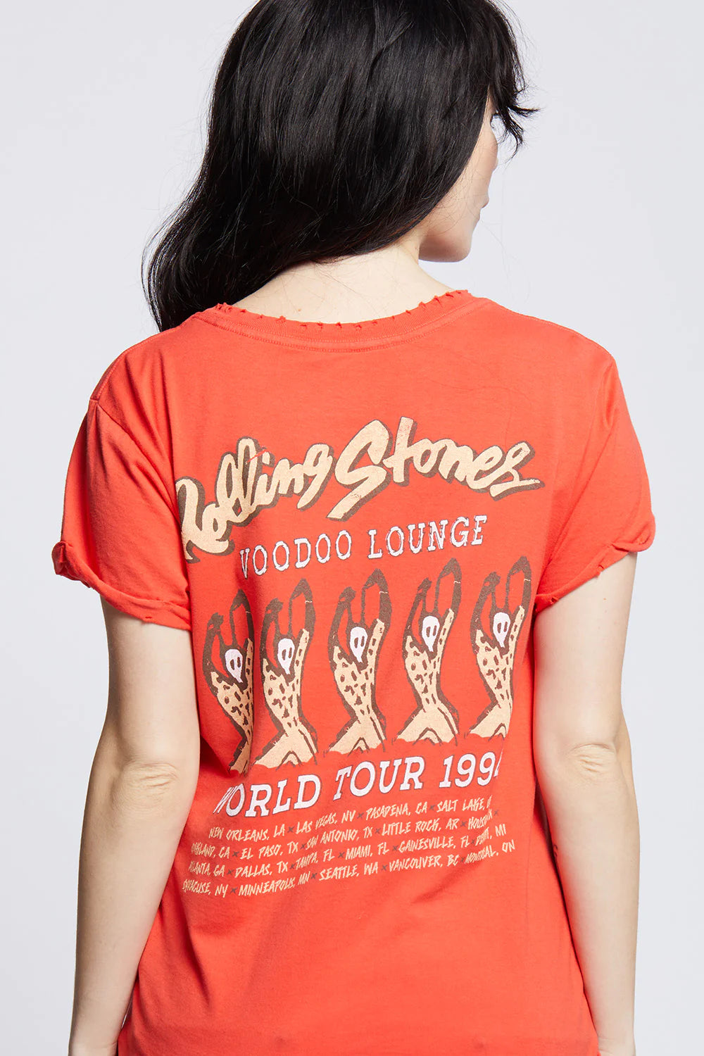 The Rolling Stones Voodoo Tee - Paprika by Recycled Karma — alternate view