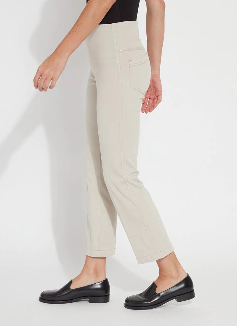 Ankle Baby Bootcut Denim - Washed Chino by Lysse — alternate view
