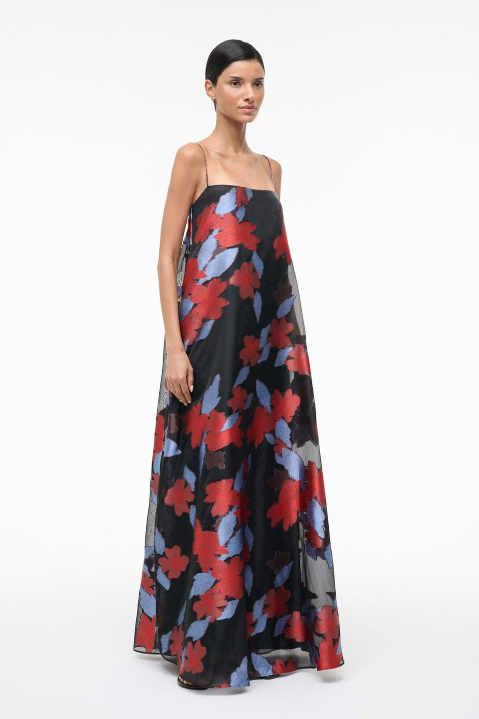 Delfina Dress - Night Garden by STAUD — view 3
