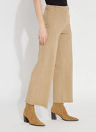 Erin Wide Leg Denim - Antique Wash Nutshell by Lysse — alternate view