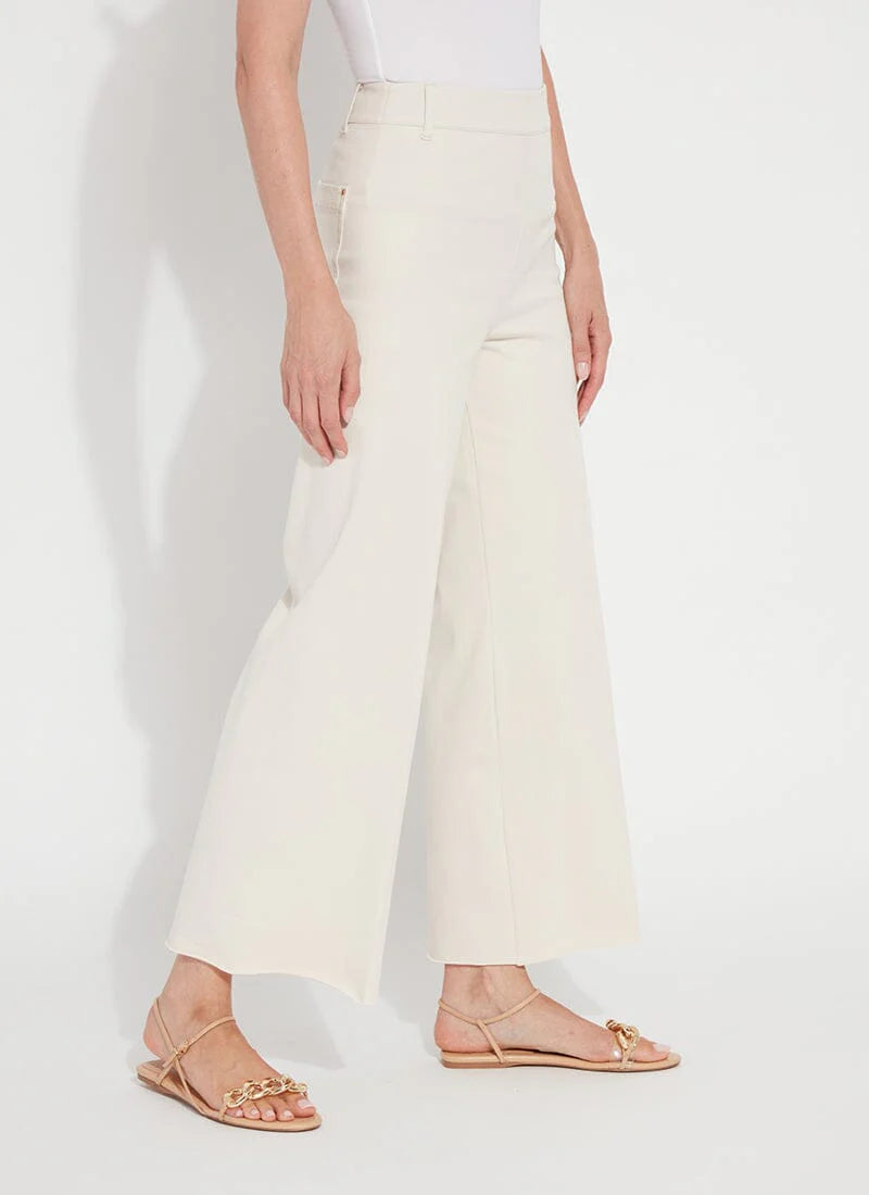 Erin Wide Leg Denim - Oat by Lysse — alternate view