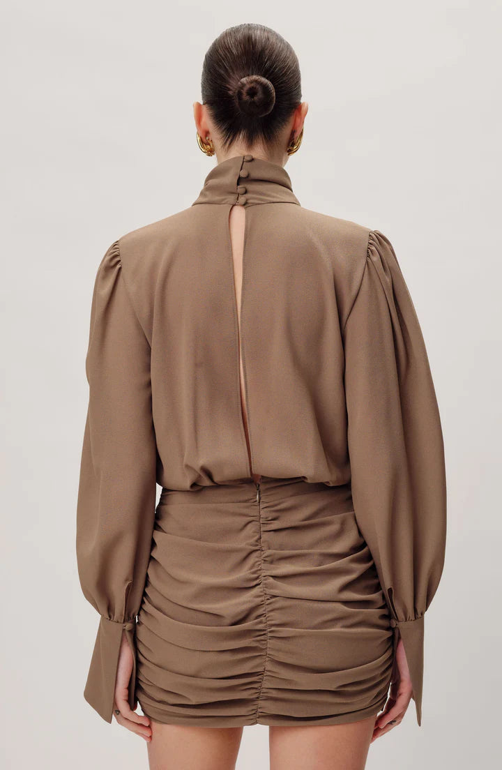 Yebba Dress - Toffee by Ronny Kobo — view 3
