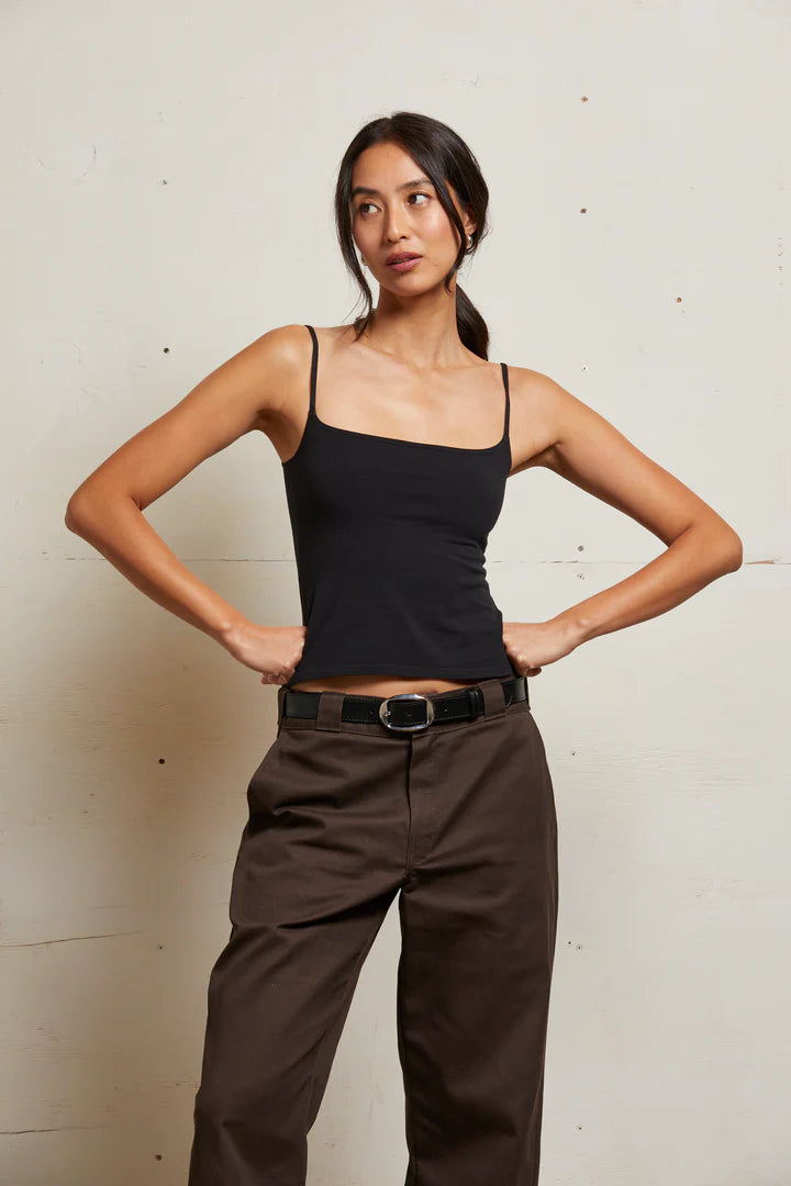 Bea 90s Camisole - Black by perfectwhitetee — alternate view