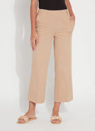 Athena Wide Leg Crop - Desert Tan by Lysse | 25 South Boutiques