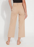 Athena Wide Leg Crop - Desert Tan by Lysse — view 3