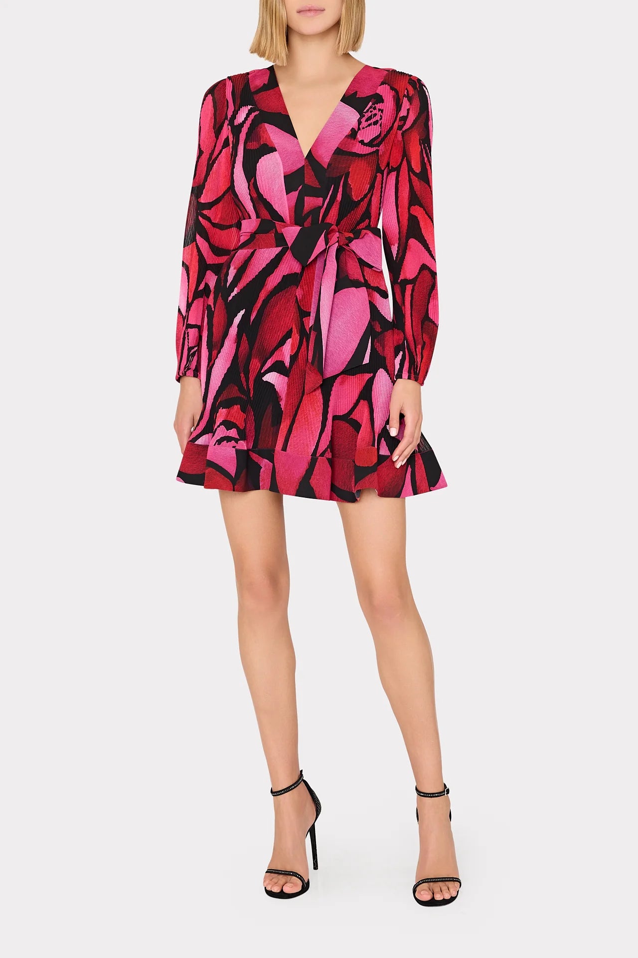 Liv Pleated Dress - Dream Pink Rose by Milly | 25 South Boutiques