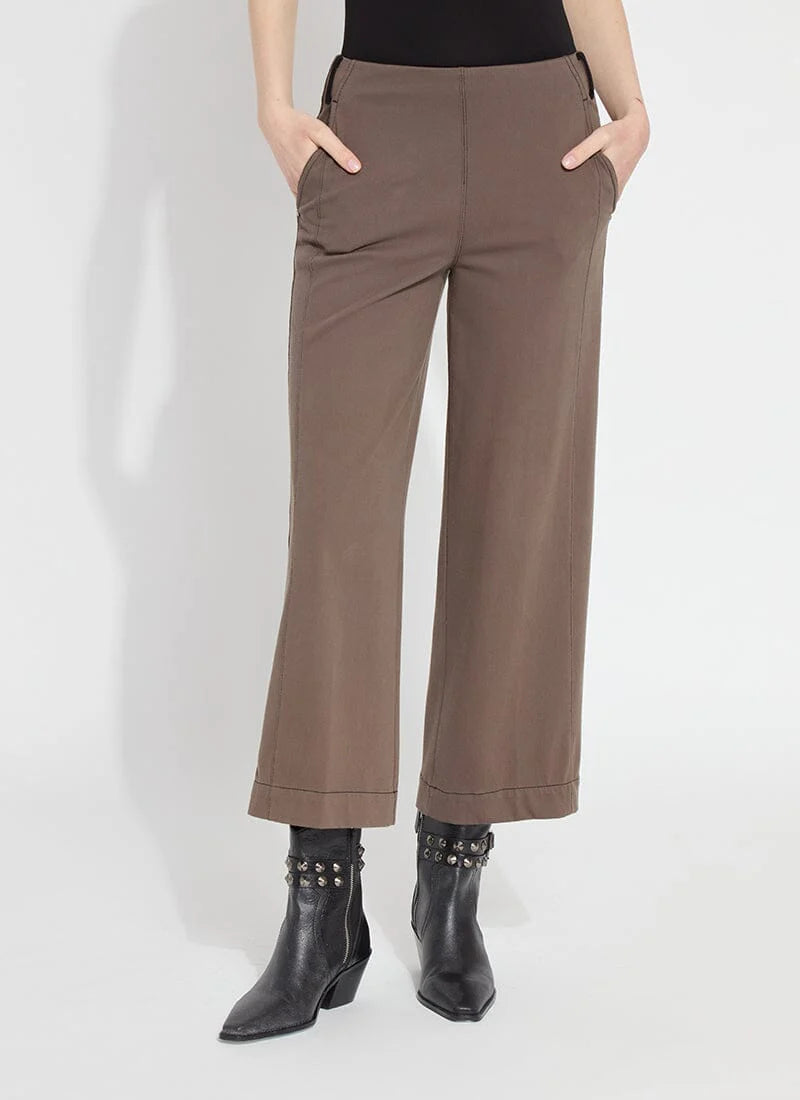 Franca Wide Leg Crop - Driftwood by Lysse | 25 South Boutiques