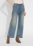 'Holding Power' Era Wide Leg Premium Denim - Nutshell Dye by Lysse | 25 South Boutiques